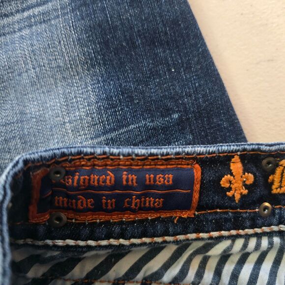 Rock Revival Capri Women's 28 Karlie Dark Wash - Picture 6 of 16